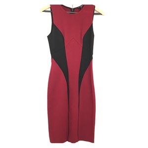 Intermix Dress  Colorblock Inset Ponte Dress